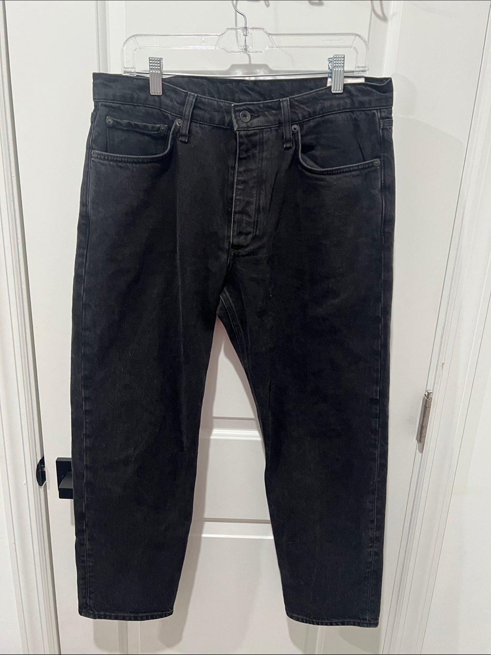 rag & bone Men's Relaxed Black Denim Jeans Size 32